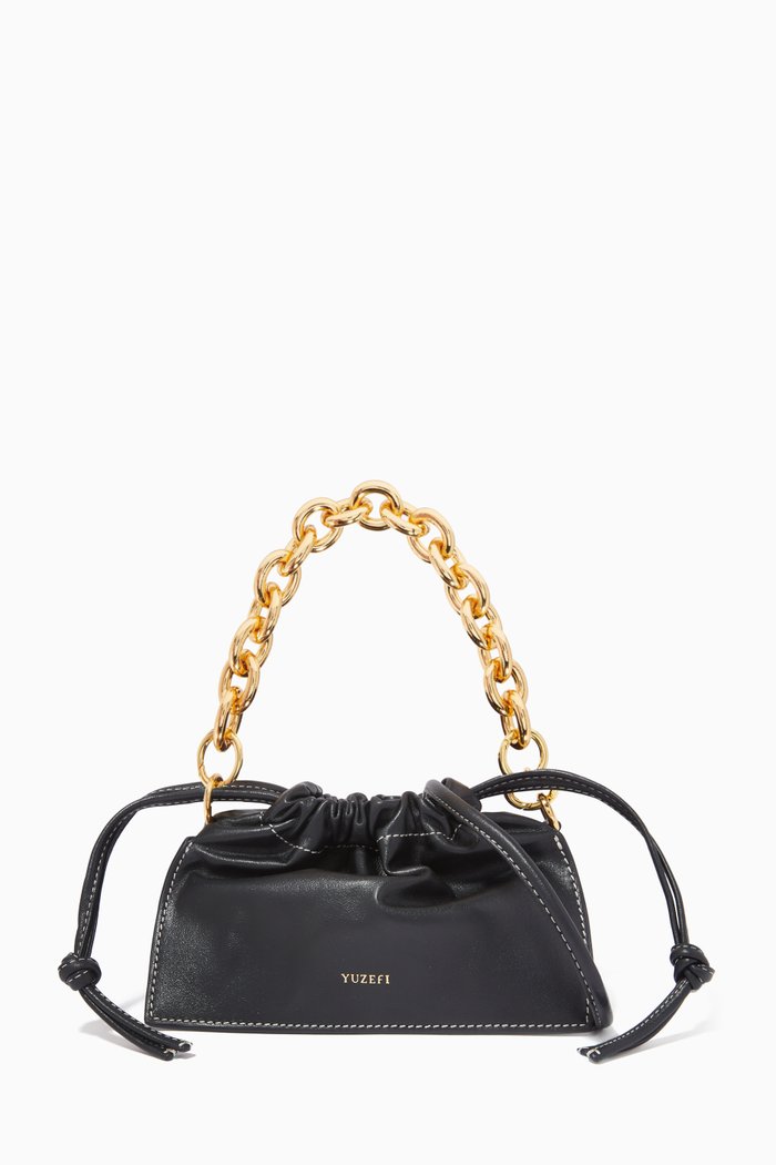 

Mini Bom Bag in Nappa, Black