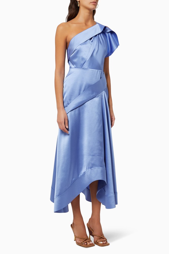 

Bonham Satin Dress, Blue