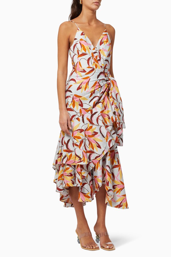 

Marlay Ruffled Dress, Multicolour
