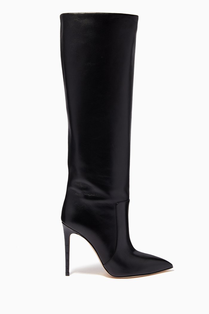 

Knee Boots 105 in Nappa, Black