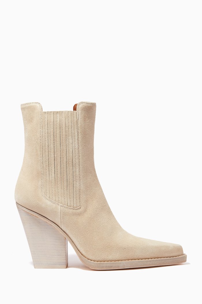 

Dallas 100 Boots in Suede, Neutral
