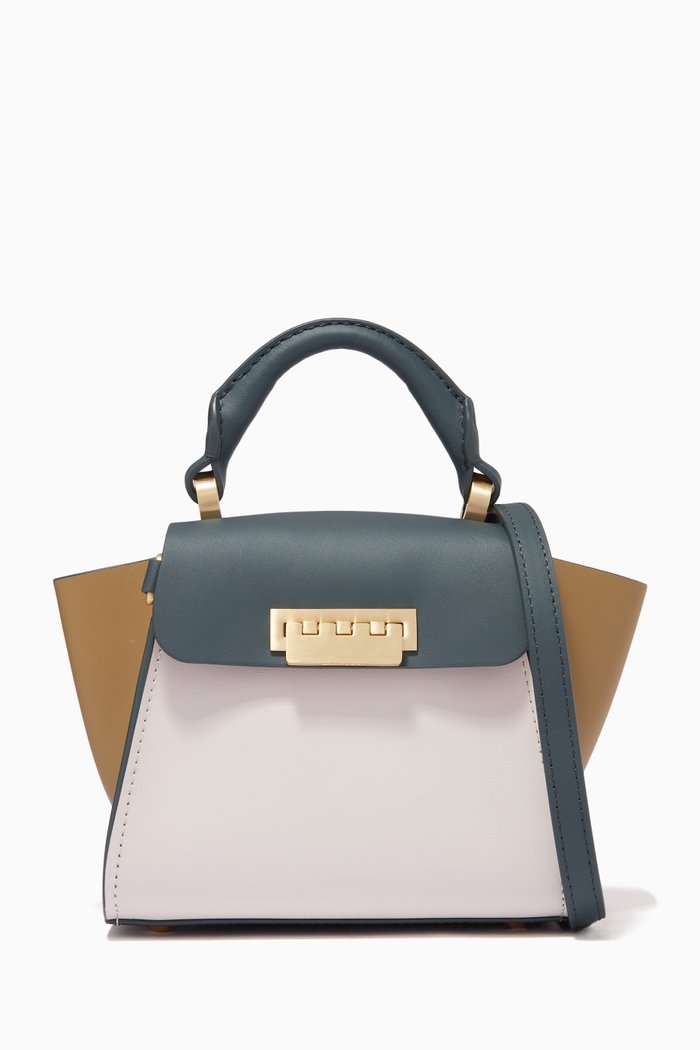 

Eartha Mini Top Handle Bag in Leather, Pink