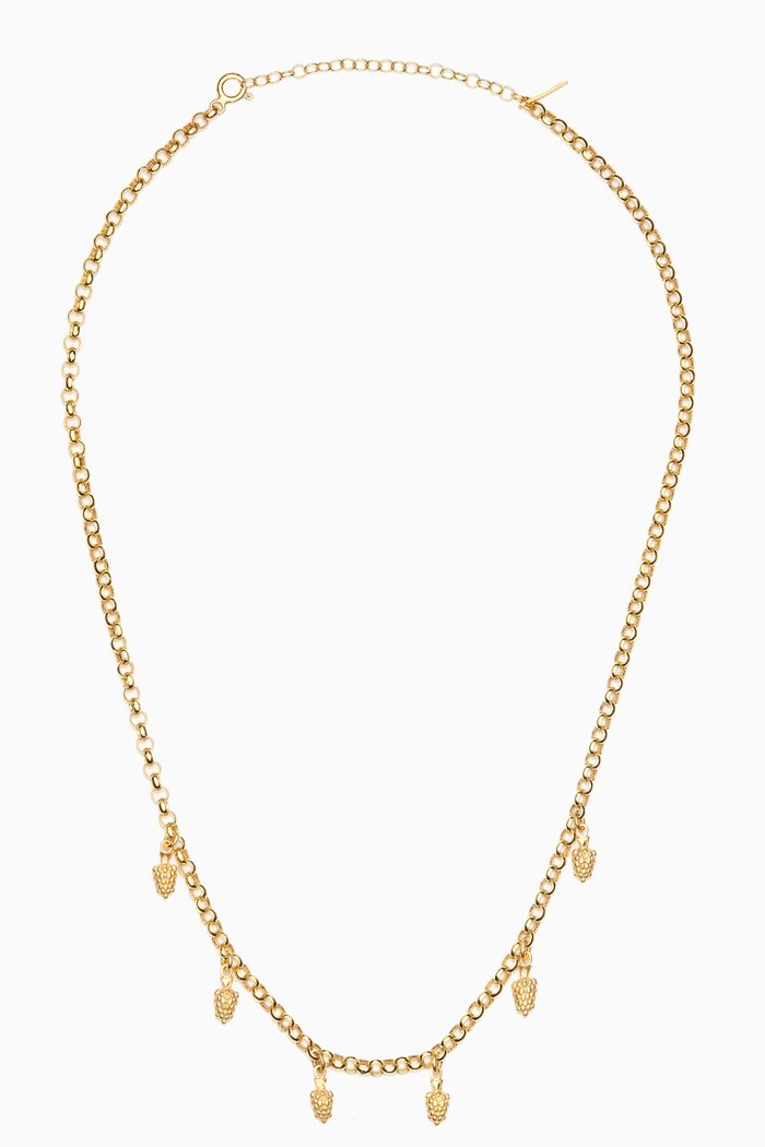 

Grappa Station Choker in 24k Gold-Plated Bronze