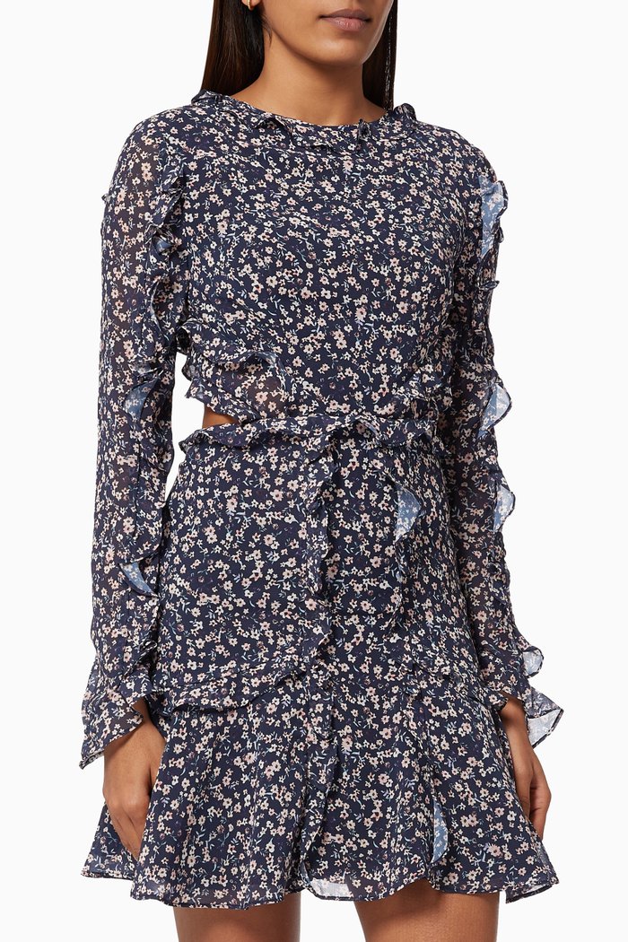 

The Kye Dress in Georgette, Blue