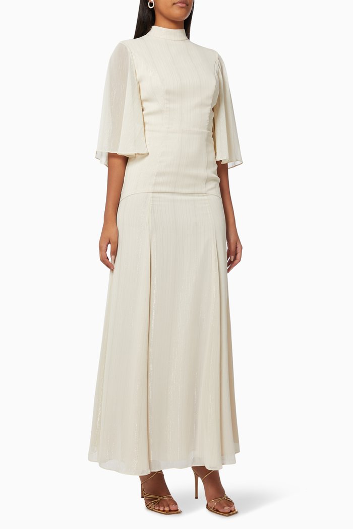

The Mariella Dress in Crepe, Neutral