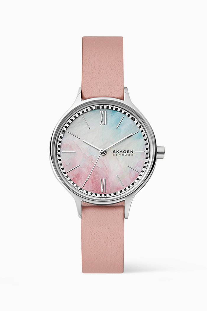 

Anita 30mm Quartz Watch, Pink