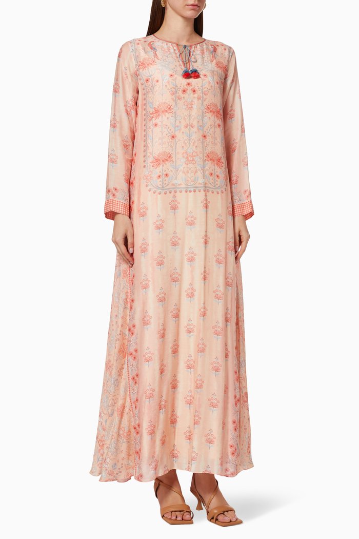 

Misha Floral Kaftan, Pink