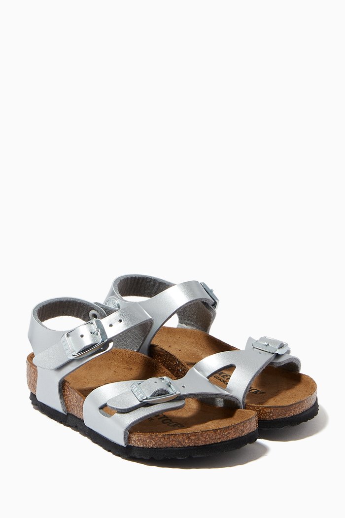 

Rio Sandals in Birko-Flor®, Silver