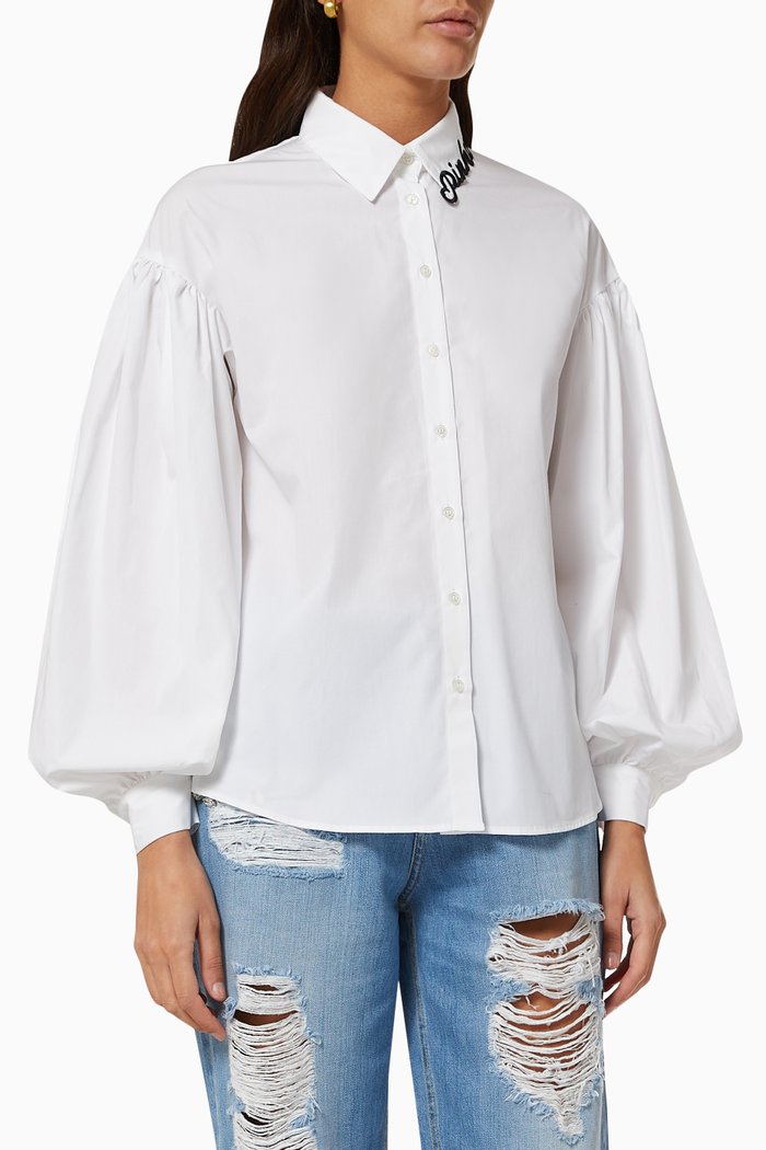 

Ragioneria Logo Shirt in Cotton, White