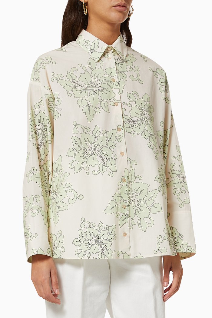 

Fuoco 1 Shirt in Cotton, Green