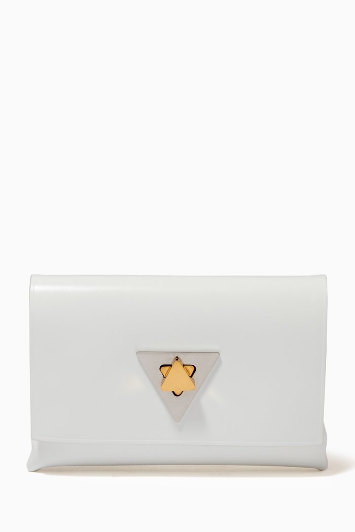 

Card Case in Spazzolato Calf, White