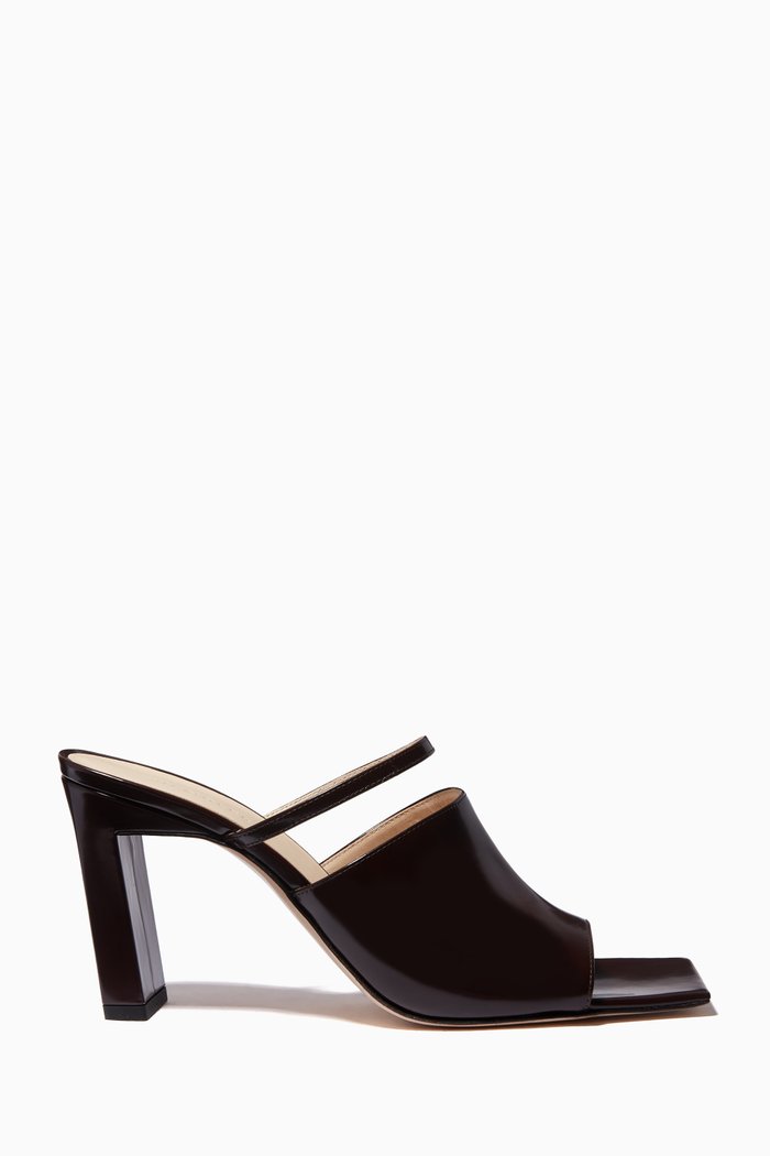 

Nana 85 Mules in Goat Leather, Brown