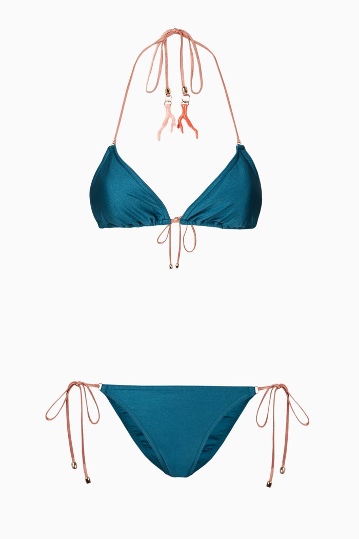 

Cassia Mini Tri Bikini, Blue