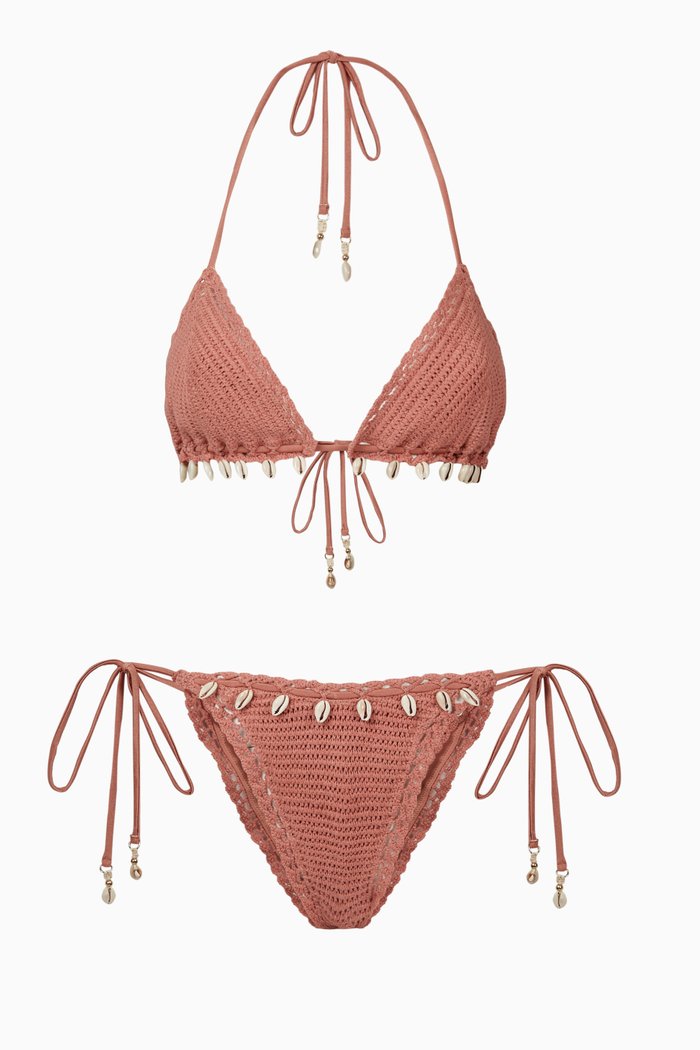 

Cassia Crochet Bikini, Neutral
