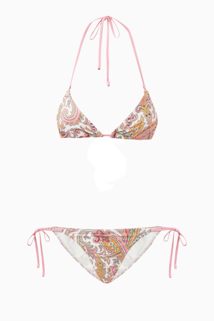 

Teddy Mini Tri Bikini, White