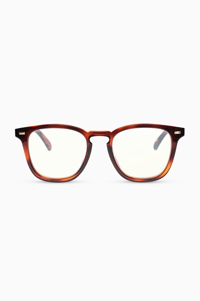 

No Biggie Square Sunglasses, Brown