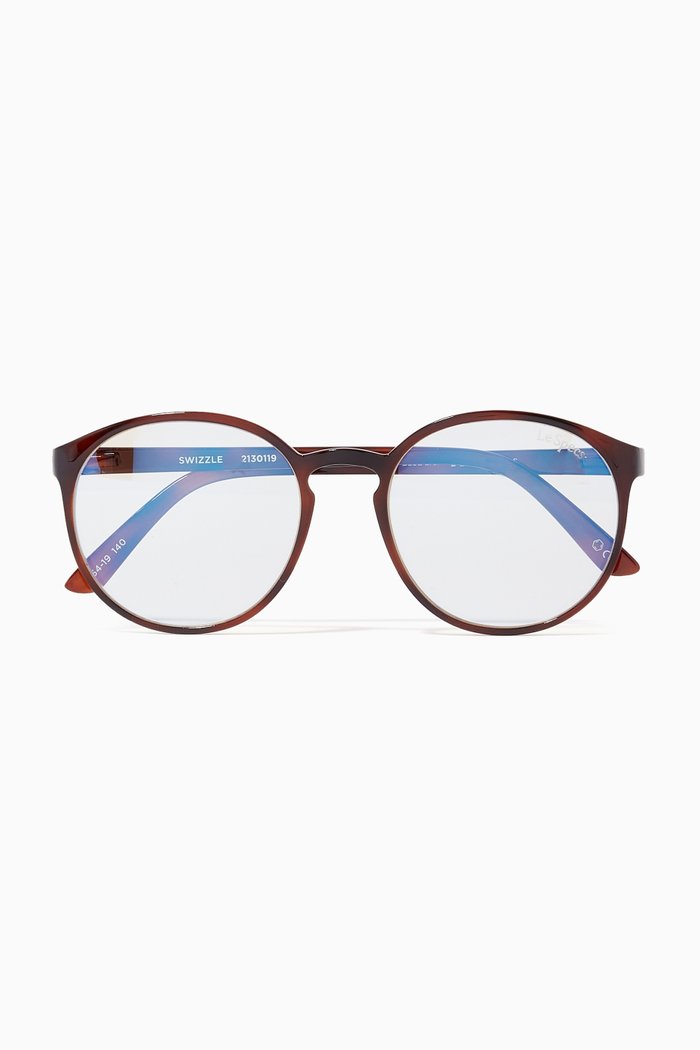 

Swizzle Round Sunglasses, Brown