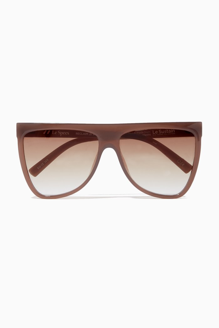 

Reclaim Sheild Sunglasses, Brown
