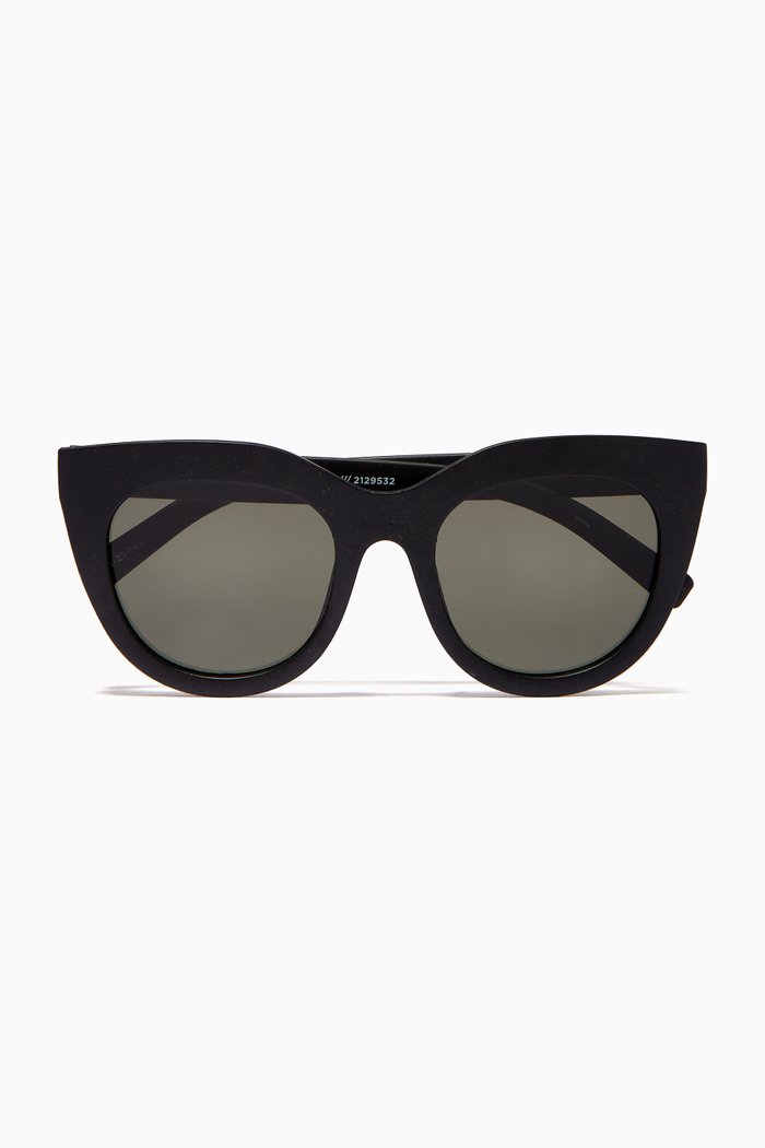 

Air Grass Cat-eye Sunglasses, Black