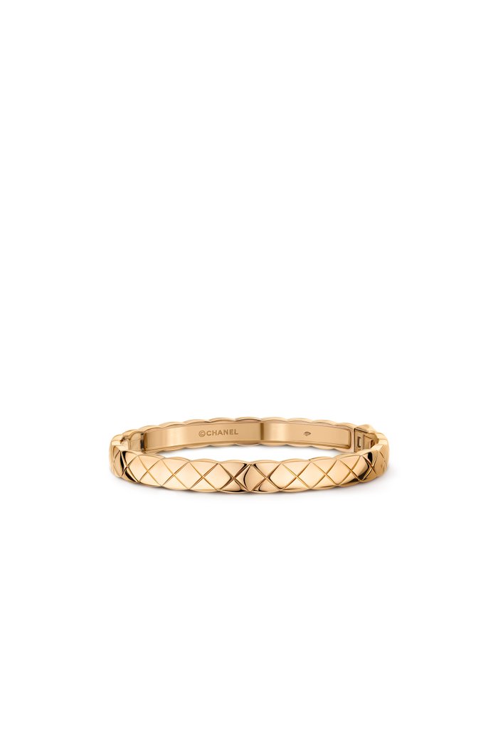 

Quilted motif, 18K BEIGE GOLD, Neutral