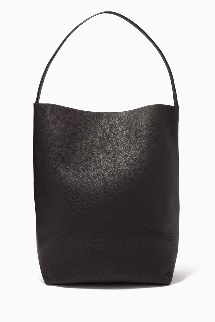 

N/S Park Tote Bag in Leather, Brown