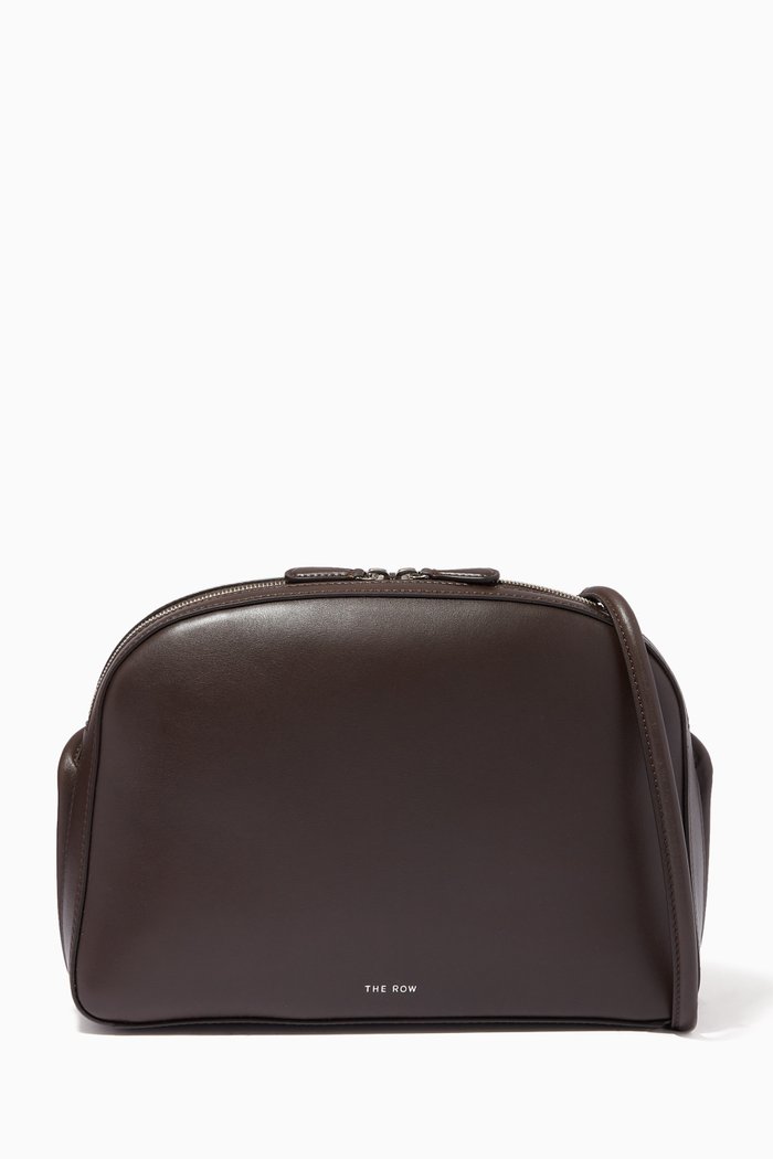 

Single Mignon Crossbody Bag in Leather, Brown