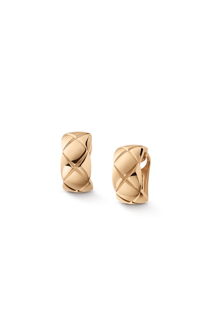 

Quilted motif, 18K BEIGE GOLD, Neutral