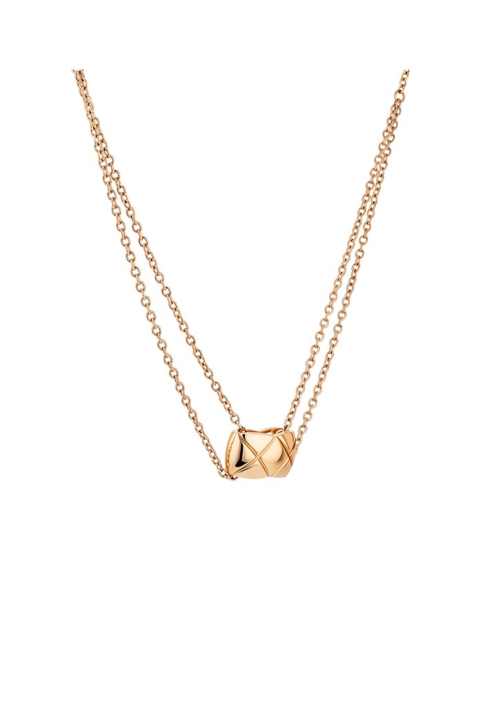 

Quilted motif, 18K BEIGE GOLD, Neutral