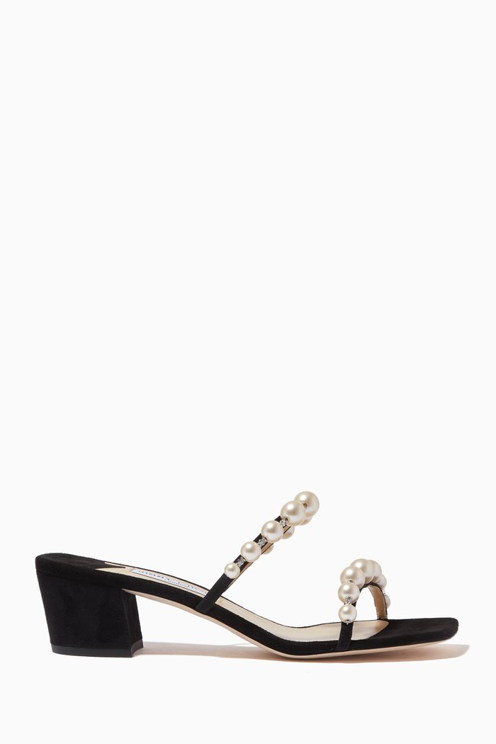 

Amara 45 Mules in Suede, Black
