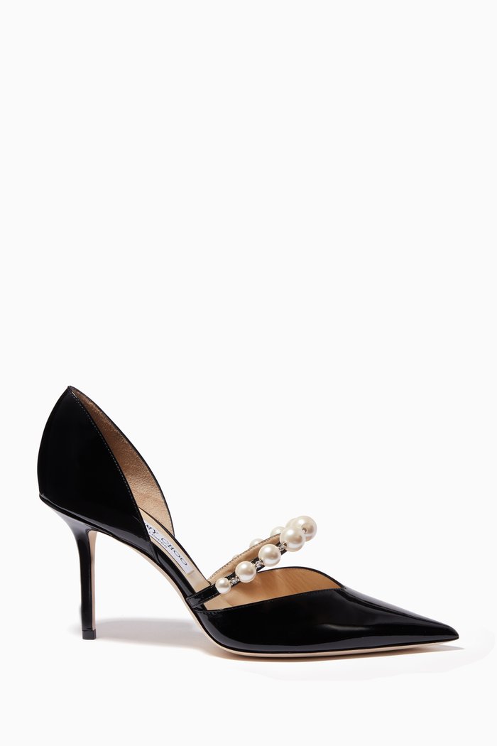Aurelie 85 Pumps in Patent Leather, Black