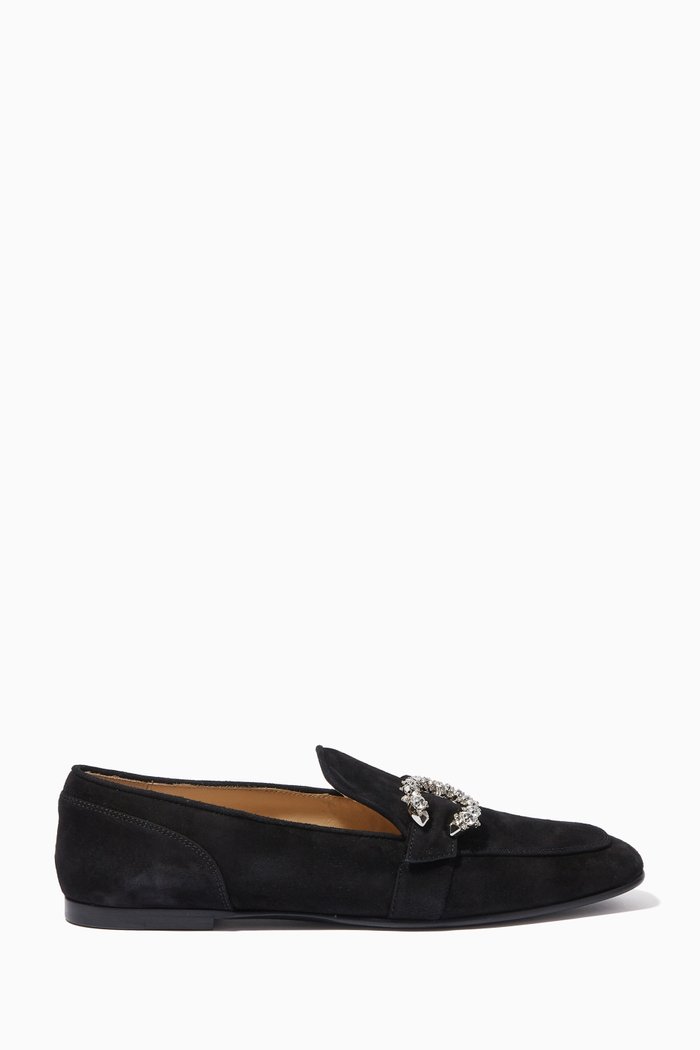

Mani Flats in Suede, Black