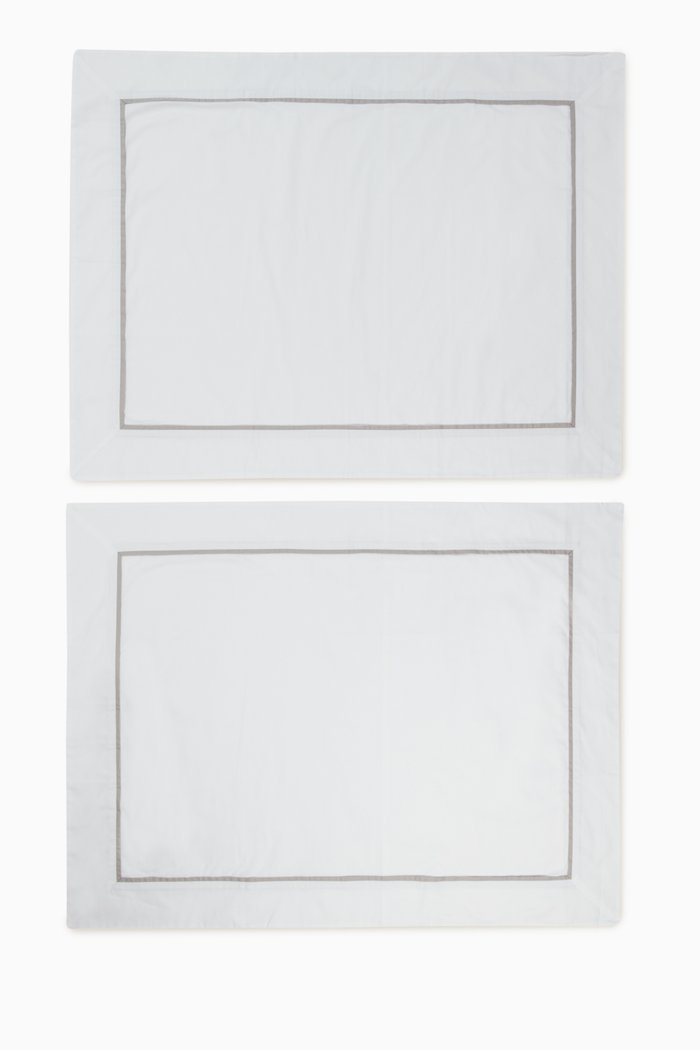 

Plaza Pillowcase, 50 x 70cm, Set of 2, White