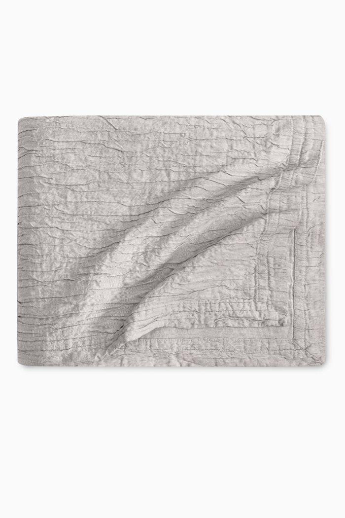 

Simon Bedspread in Crinkled Cotton-blend Jacquard, 240 x 260cm, Neutral