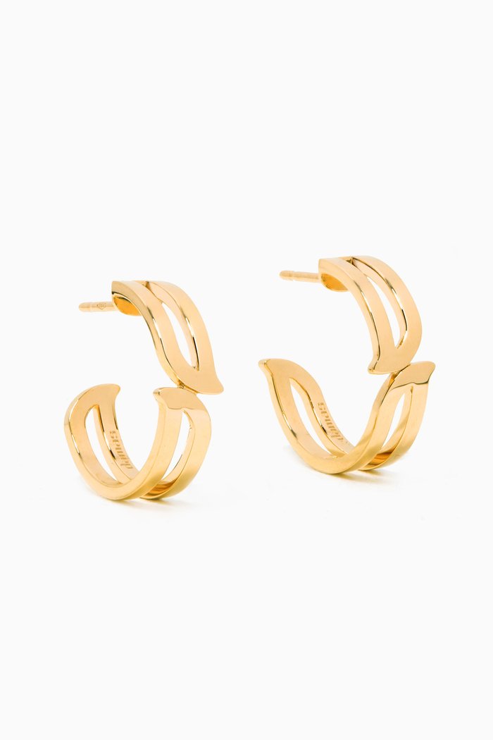 

Alif Hoop Earrings in 18kt Yellow Gold