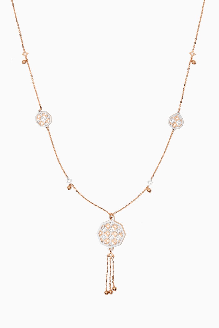 

Al Qasr Necklace in 18kt Gold, Rose gold