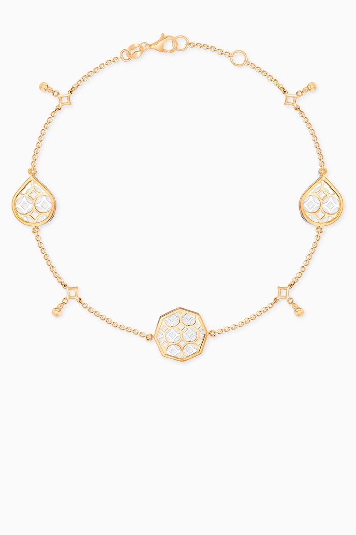 

Al Qasr Bracelet in 18kt Gold, Rose gold