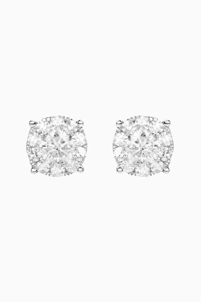 

OneSixEight Diamond Earrings in 18kt White Gold