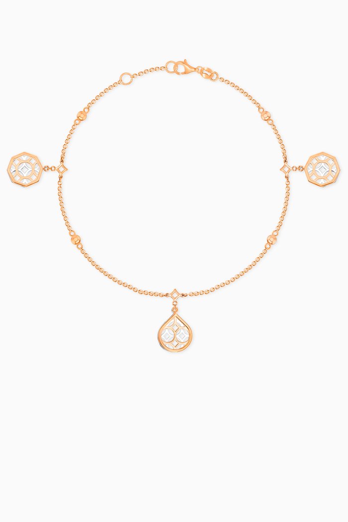

Al Qasr Bracelet in 18kt Gold, Rose gold