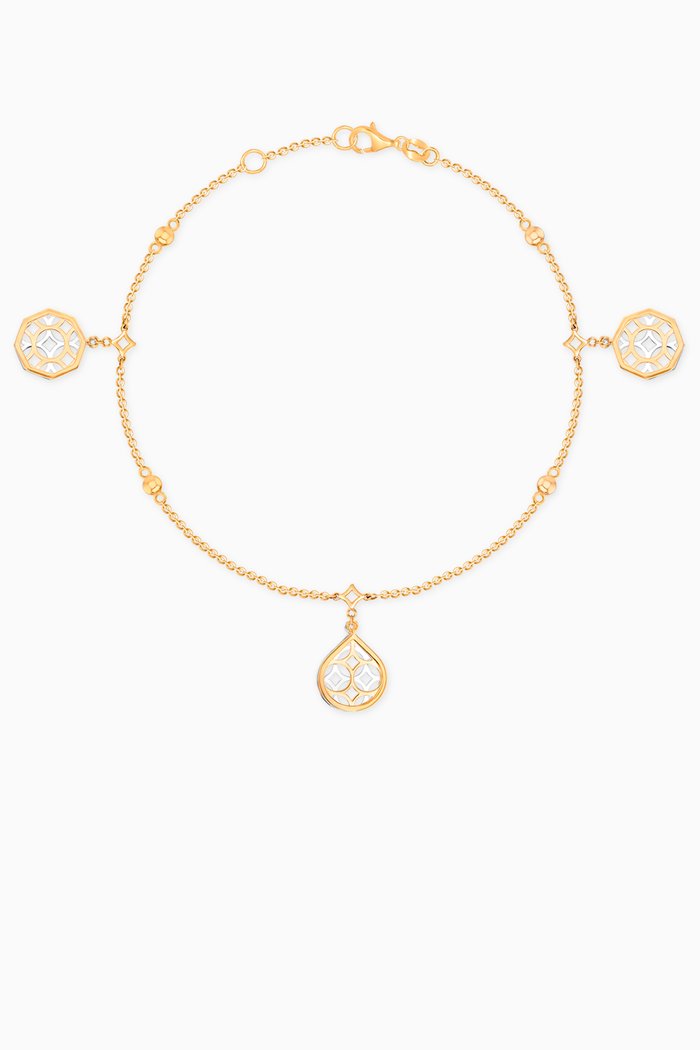 Al Qasr Bracelet in 18kt Gold, Yellow