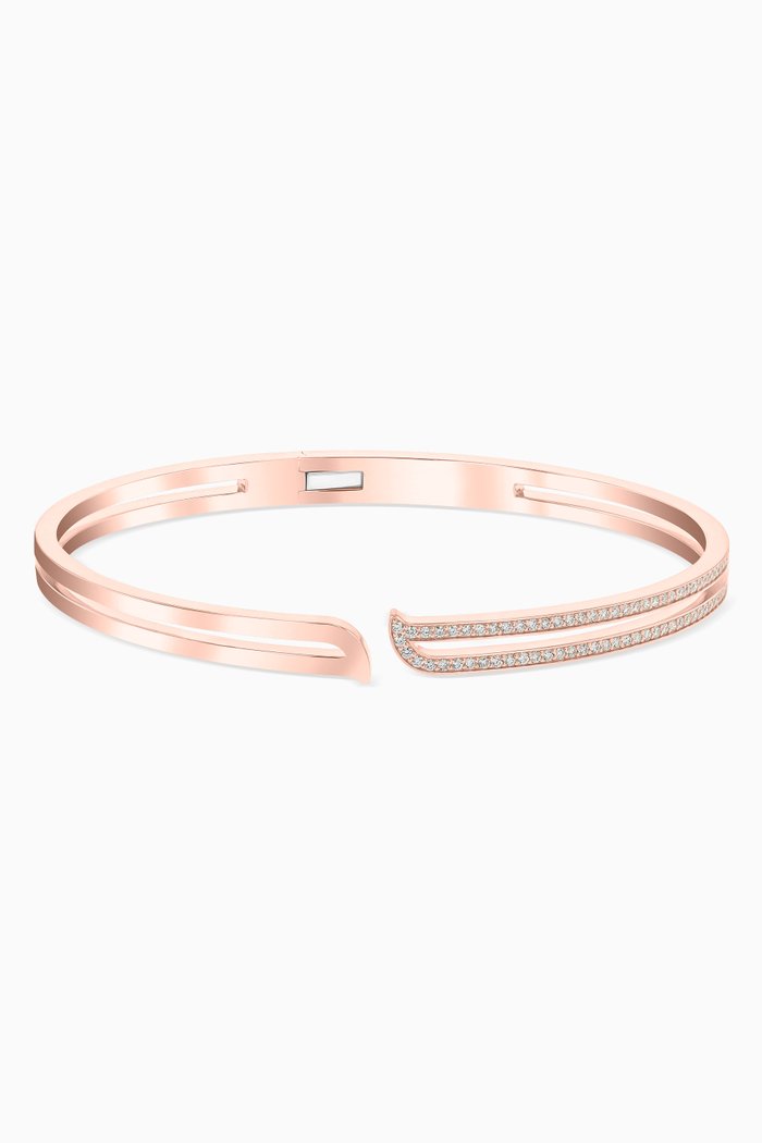 

Alif Bangle with Diamonds in 18kt Rose Gold
