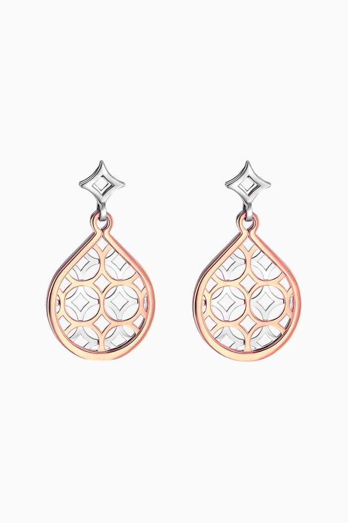 

Al Qasr Earrings in 18kt Gold, Rose gold