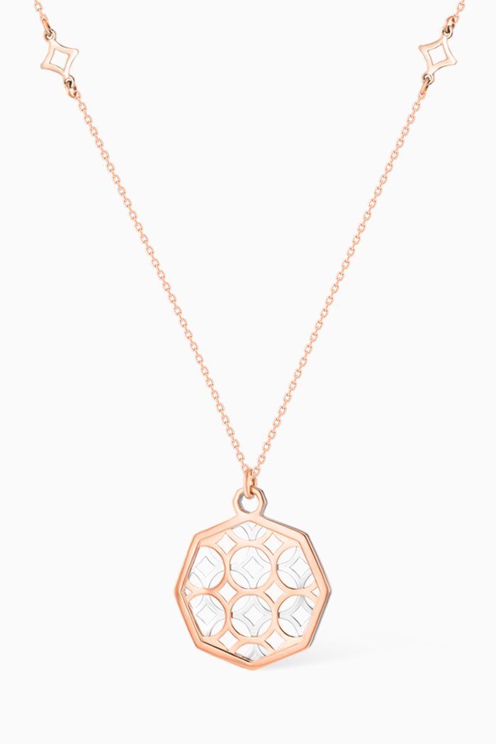 

Al Qasr Necklace in 18kt Gold, Rose gold