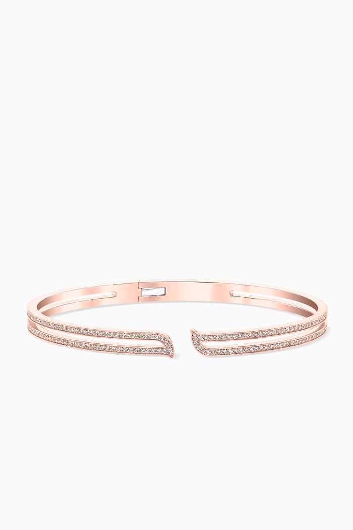 

Alif Bangle with Diamonds in 18kt Rose Gold