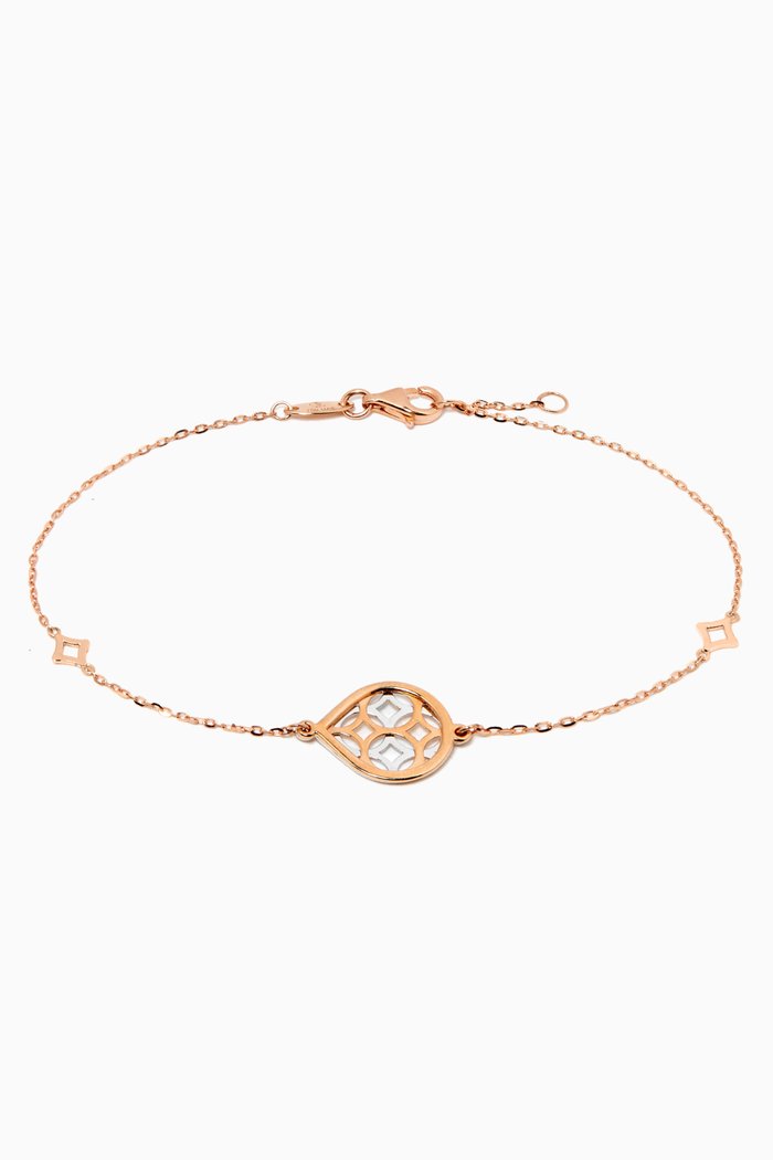 

Al Qasr Bracelet in 18kt Gold, Rose gold