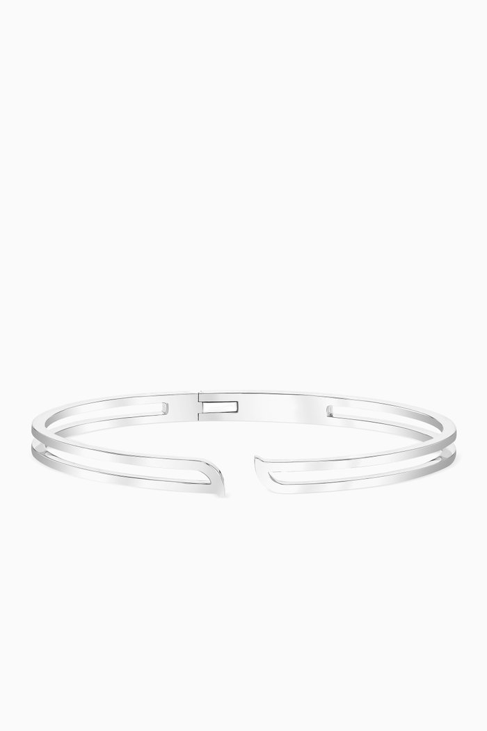 

Alif Bangle in 18kt White Gold