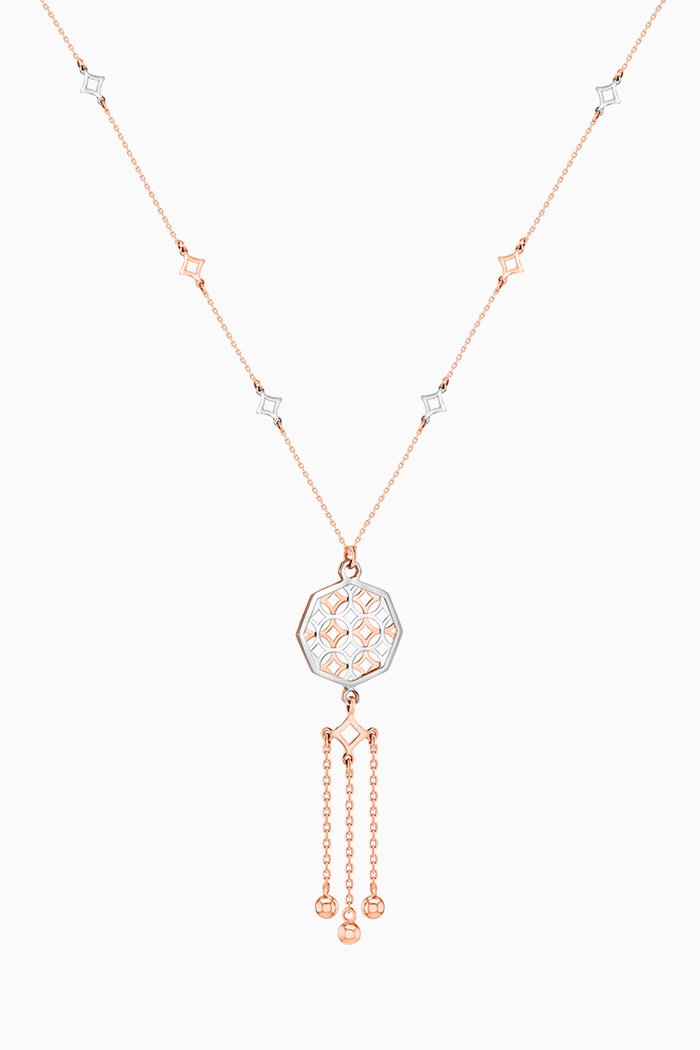 

Al Qasr Necklace in 18kt Gold, Rose gold