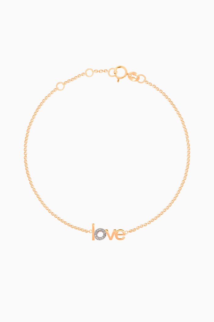 

Love Bracelet with Diamonds in 14kt Rose Gold
