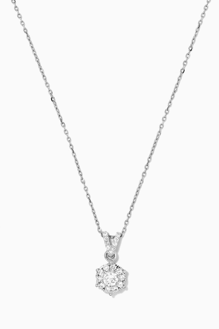 

OneSixEight Diamond Pendant Chain in 18kt White Gold