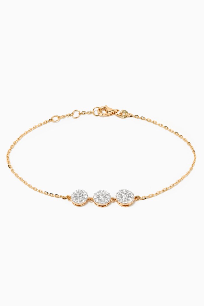 OneSixEight Diamond Bracelet in 18kt Yellow Gold
