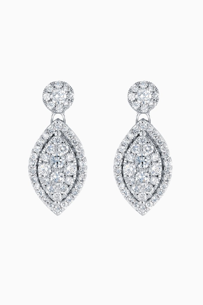 

OneSixEight Diamond Earrings in 18kt White Gold